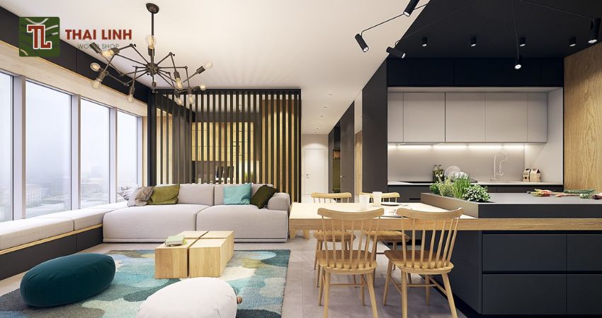 Thiết kế không gian linh hoạt và đa chức năng